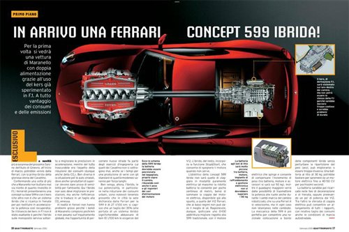 日内瓦发布 法拉利推599GTB混合动力版 汽车之家
